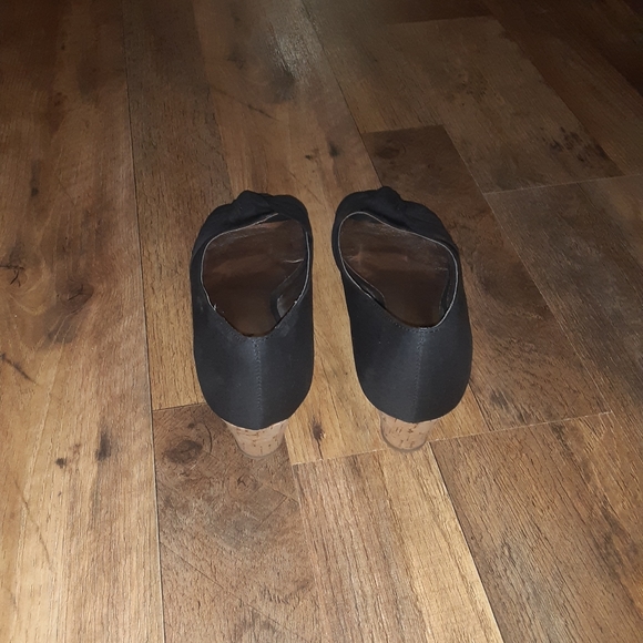 Moda Reflex black open toe shoes size 8M - Picture 3 of 5